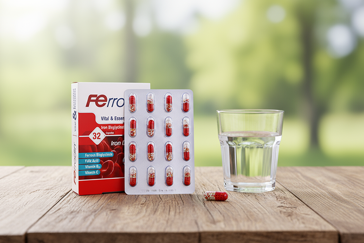 قرص فرودین مکمل آهن با جذب بالا